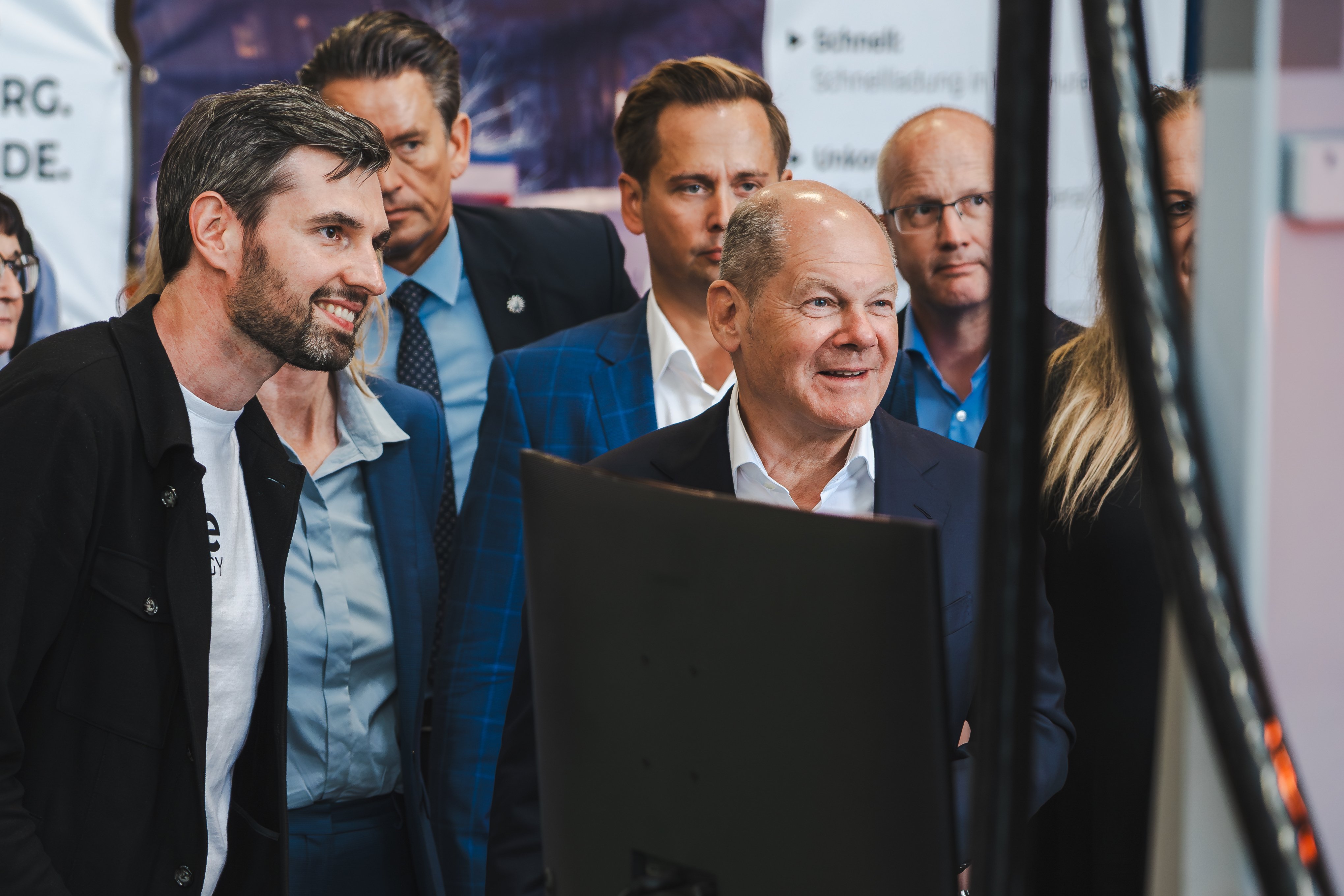me energy erhält Besuch von Bundeskanzler Olaf Scholz